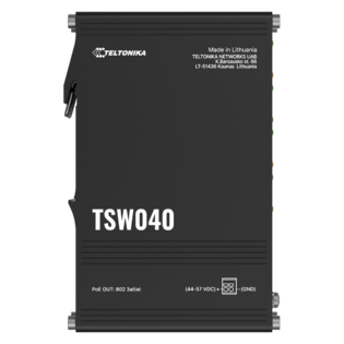 Teltonika TSW040 industrial PoE+ Ethernet switch