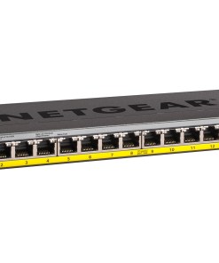 NETGEAR GS116LP — 16-port Gigabit Ethernet Unmanaged FlexPoE PoE+ Switch with 16 PoE+ Ports (76W)