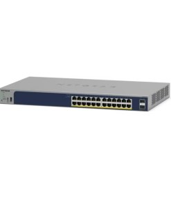 NETGEAR GS724TPP — 24-Port Gigabit Ethernet Hi-Power PoE+ Smart Managed Switch with 2 SFP Ports and optional Insight Remote/Cloud Management (380W)