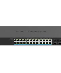 NETGEAR MS324TXUP — 24-Port 2.5G Multi-Gigabit Ethernet Ultra60 PoE++ Smart Managed Switch with 24 PoE++ and 4 SFP+ Ports and optional Insight Remote/Cloud Management (720W)