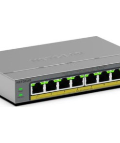 NETGEAR GS108EP — 8-Port PoE+ Gigabit Ethernet Easy Smart Managed Switch (62W)