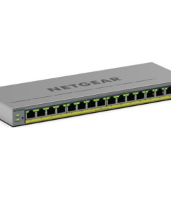 NETGEAR GS116EP — 16-Port PoE+ Gigabit Ethernet Easy Smart Managed Desktop Switch with 1 SFP Port (180W)