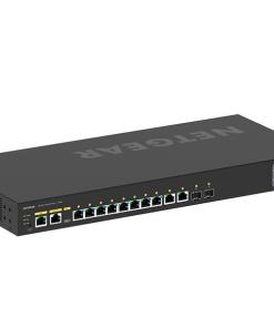 NETGEAR GSM4212PX — M4250-10G2XF-PoE+ Managed Switch with 8x1G PoE+ 240W 2x1G and 2xSFP+ (GSM4212PX)
