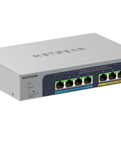 Alternative view of NETGEAR MS108TUP — 8-port 2.5G Multi-Gigabit Ethernet Ultra60 PoE++ Desktop/Wallmount Smart Switch with 4 PoE++ and 4 PoE+ Ports and optional Insight Remote/Cloud Management (230W)