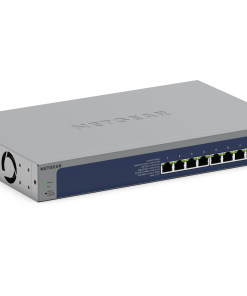 NETGEAR XS508TM — 8-Port 10-Gigabit/Multi-Gigabit Ethernet Smart Managed Switch with 2 Dedicated SFP+ Fiber Ports and Optional Insight Remote/Cloud Management