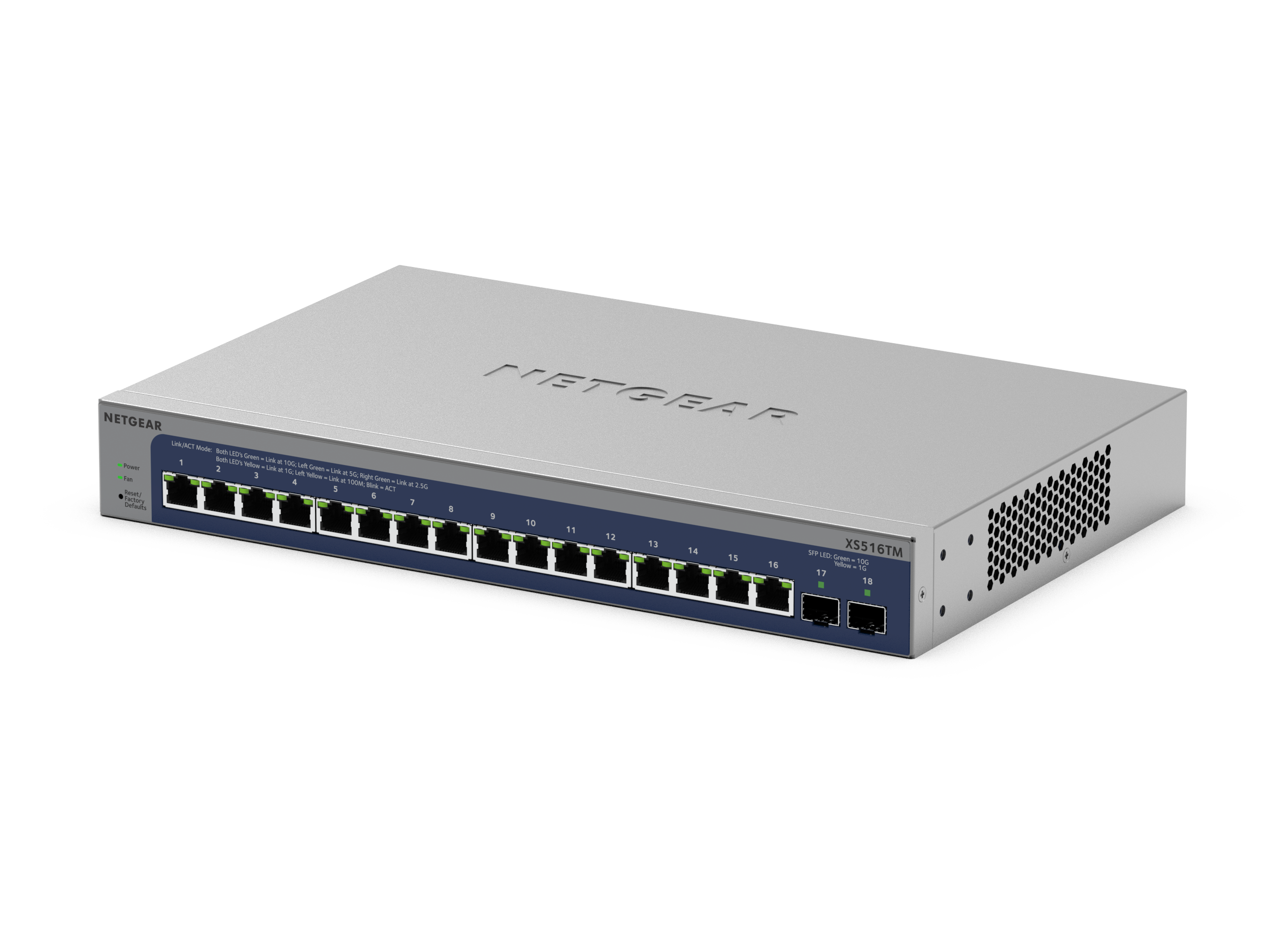 NETGEAR XS516TM — 16-Port 10-Gigabit/Multi-Gigabit Ethernet Smart Managed Switch with 2 Dedicated SFP+ Fiber Ports and Optional Insight Remote/Cloud Management - Image 11
